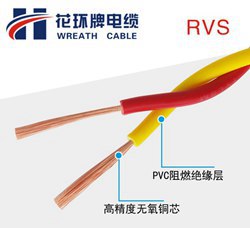 家装照明电线_RVS绞型电线